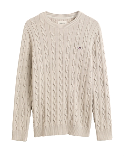 Gant - Cable Strick - Clay Beige